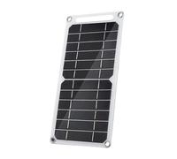 5V Solar Panel, 5 V 6 W Portable Solar USB Charger with Panel, Waterproof Charger with Carabiner and Folding Design for Phones, Laptops and Electric Fans