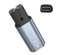 5V Type-C Shaver Adapter Charging Converter for Philips Electric Shaver Series 3000/ 3000X/ 5000/ 5000X/ 7000/ i9000 Prestige, Beard Trimmer S3145/ S5887/ S5884/ X3053/ X3001/ S3342/ S3241/ HS5980