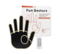 5V Universal 7 Models Hand Shape Funny Light With Remote Road Car LED Hand Gesture Sign Warning With Remote Light Light up gesture cool For for guys middle funny finger funny glogesture rage w