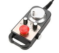 5V Universal Electronic Handwheel Manual Pulse Generator CNC Handy Pulser for CNC Controller Engraving Machine Plastic White