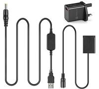 5V Usb Cable + DR-110 Coupler NB-13L NB13L Dummy Battery for Canon G7X Mark II G1X G7X MII G5X G9X SX720