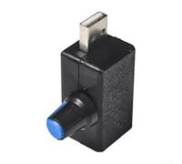 5V USB Controller for Fans, Adjustable Voltage Regulator with Stepless Knob Control for USB Cooling Fan, Laptop Radiator and Portable Blower