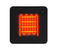 5V USB Heated Seat Cushion 3-Level Temperature for Office Home Outdoor (Black)