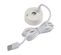 5V USB Mist Maker for Aquariums Enhances the Visual Appeal with Mist Effects (White)