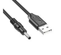 5V USB Round Plug Power Cable Supporting Current, 3.5x1.35mm 2M | Power Connection From USB-a to Round Input, Defined 5V Rating, Select for Fitting Plug Size and Current Needs