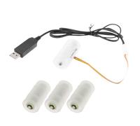 5V2A USB to 6V LR14 C Battery Eliminators Replacing 4pcs 1.5V LR14 C Battery for Toy Stove Flashlights Water Heater