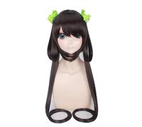 5v5 Arena Game Arena of Valor Long Black Cosplay Wig Synthetic Hair 80cm Ancient Woman Wigs For Party