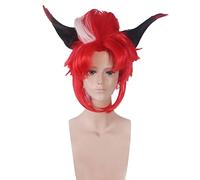 5v5 Arena Game Baili Xuance Styled Short Red Cosplay Wig Synthetic Hair Halloween Costume Party Wigs + Wig Cap