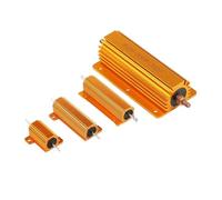 5W 10W 25W 50W 100W aluminum power metal shell wirewound resistor RX24 0.1R~10K 1 2 3 5 6 8 10 20 1K 10K ohm resistor(5W0.47R)