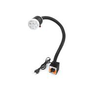 5W 220V LED Flexible Light, COB CNC Lathe Machine Working Lamp, Adjustable Base for Lathe CNC Milling Drilling Machine Woodworking Workbench Industrial Lighting