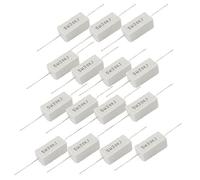 5W 30K Ohm axia-l Lead Tolerance 5% White Rectangle Ceramic Cement Power Resistor 15 Pcs Specialised accessories