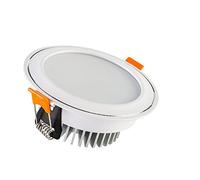 5W/7W/9W LED Downlight Home Lighting Embedded Ceiling Spotlight Hotel Engineering Lighting Indoor and Outdoor Hole Lamp Heat Sink Thick Aluminum Ceiling Light Fittings