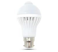 5w B22 LED Motion Sensor lights Indoor - Automatic Smart Motion Sensor PIR Light bulb with Movement Activated Sensitive sensors - Ideal Closet / For Stairs Sensor lights indoors Bulbs 3000k Bayonet - Warm White 5w - 50w Equivalent MSC (B22 Warm 1)
