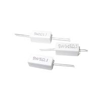 5W Cement resistance resistor 0.1~10k ohm 0.22 0.33 0.5 1 10 100 1K 10K ohm 5W 0.1R 0.22R 0.33R 0.5R 1R 6.8R 10R 20R 100R 1K CZAOINCU(50R(50 OHM))