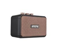 5W Electric Guitar Speaker Desktop Speaker Clean and Overdrive 2 Sound Effects Support BT/Headphone Connection 6.35mm Universal Input Interface Plug and Play Built-in Rechargeable Battery