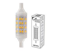 5w LED 78mm R7S Tungsten Halogen Floodlight Replacement Light Bulb. J78 Double-Ended Linear Reflector lamp. 4000k Cool White. 420 Lumen Output. Replacement for 50w / 60w Halogen Lamp. No Flicker