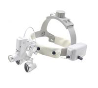 5W LED Dental Headlight Dental Binocular Loupes Glasses Magnifier 3.5X Dentist Headlamp Head Light Lamp