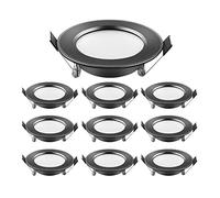 5W LED Downlight 220V 230V Ceiling Lamp Recessed Round Panel Light Pack of 10 Natural White Energy Efficient Lighting Solution