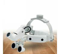 5W LED Headlight & Headband Binocular Loupes Magnifier 3.5X-420mm