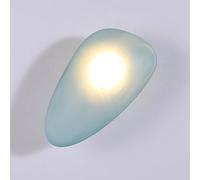5W LED Nordic Style Glass Pebble Wall Sconce Light for Living Room, Bedroom, Hallway - Warm White