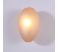 5W LED Nordic Style Glass Pebble Wall Sconce Light for Living Room, Bedroom, Hallway - Warm White