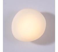 5W LED Nordic Style Glass Pebble Wall Sconce Light for Living Room, Bedroom, Hallway - Warm White
