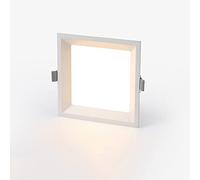 5W LED Recessed Energy Saving Ceiling Spotlight Square Downlight Fixture Aluminum Anti-glare Indoor Kitchen Meeting Room Decor Embedded Panel Lantern Ceiling Lamp Indoor Square Hole Lamp Made in China