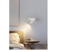 5W Led Spotlight Adjustable Rotaion Minimalist LED Wall Lamp Reading Light for Bedroom Hotel Night Book Lamp Wall Light