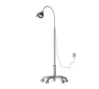 5W LED Surgical Examination Lamp, 360° Rotation Mobile Medical Exam Light, Flexible Gooseneck Surgery Light for Gynaecology, Outpatient, Stomatology, Ent(Color:White basic model)