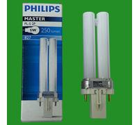 5W Philips G23 2 pin Low Energy CFL Light Bulb Master PL-S Stick 2700K 827 Lamp