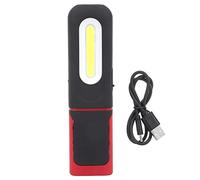 5W Portable COB Working Light Adjustable Multifunction Magnetic Emergency Flashlight USB Charging for Electricians Mechanics Outdoor Enthusiasts ABS PC Material 154x42x31mm