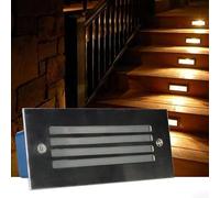 5W Rectangle LED Underground Light - Modern Outdoor Landscape Stair Corner Lamp IP65