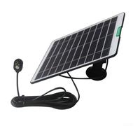 5W Solar Panel Charger for Arlo Cameras Ultra for Pro 4 5S 3 Floodlight, | Weatherproof IP65 Monocrystalline with 9.8ft Cable and Mount