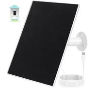 5W Solar Panel Compatible with Birdfy Smart Bird Feeder Camera, Type-C Charger for Birdfy Feeder, IP65 Waterproof, 9.8ft Cable