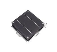 5W Solar Panel Fan Energy Efficient Monocrystalline Solar Powered Exhaust Fan for Chicken Coop Pet House Greenhouse RV Camping ABS DC12V