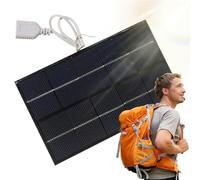 5w Solar Panel - Foldable Charging Module, Waterproof Design with Fast Energy Conversion Supporting Continuous Battery Supply Enhancing Security Camera and Outdoor Electronic Device Powering