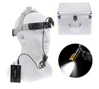 5W Surgical LED Headlight Medical High Light Spot Leather Headlamp Aluminum Box DY-007