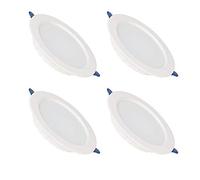 5W Ultra Slim LED Downlights White Ceiling Spotlight Decoration Lighting Fixture Wash, Energy Saving No Flicker Downlighters, for Bathroom Hallway Stage 9PCS High Brightn,Neutral Light_1PC
