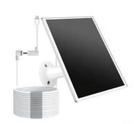 5W Waterproof Solar Panel Charger Compatible with For Ring Spotlight Cam Series and Outdoor Cam Plus, Adjustable Mounting Bracket and 8ft Cable for Efficient Energy Collection (5W)