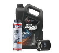 5w20 Fully Synthetic Ecoboost Engine Oil ACEA C5 5L + Oil Filter + Engine Flush