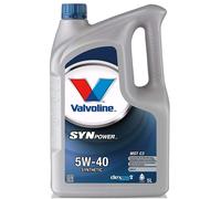 5W40 SynPower Engine Motor Oil Fully Synthetic Xtreme MST C3 BMW - Valvoline