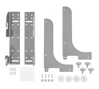 5WB-DMKIT Adjustable Door Mount Kit for 5WB1 5WB2 5CW2 - Metal Support Brackets for Kitchen Cupboard Storage Organisers Silver 8.03x4.4in