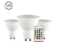 (5WRGBWGU10 gray color remote control, 5W) LED RGBW lamp cup plastic bag aluminum lamp cup plastic bag aluminum lamp cup remote control lamp GU10