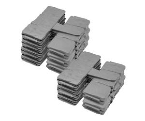 (5x 10pc - Stone Slab Border) KCT Stone Slab Style Plastic Garden Lawn Borders