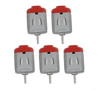 5x 130 Motor Units DC 3V 12V Rated Voltage With CW Rotation Support for DIY RC Projects Robotics Experiments and School Labs