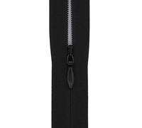 5X #3 Concealed Zip 14 inch (35cm) with Woven Tape for Dresses, Cushions & Pillows -Professional Hidden Nylon Zips for Sewing & Home Decor (Black)