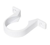 5X 36mm Solvent Weld Pipe Clip Black | Durable Plastic Pipe Support Bracket for Secure Waste Pipe Fixing and Installation