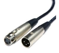 5x 3m 3 Pin XLR Male to Female Cable PRO Audio Microphone Speaker Mixer Lead