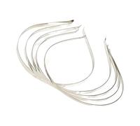 5x 5 mm Stainless Steel Hairbands Headwear Handicraft Ladies Girls Women silver 5 mm 5x