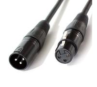 5X 5M Xlr Male To Female Lighting Dmx Cable Lead 3 Pin